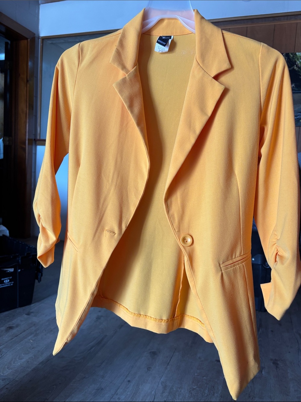 Windsor Sunny Yellow Single-Button Blazer